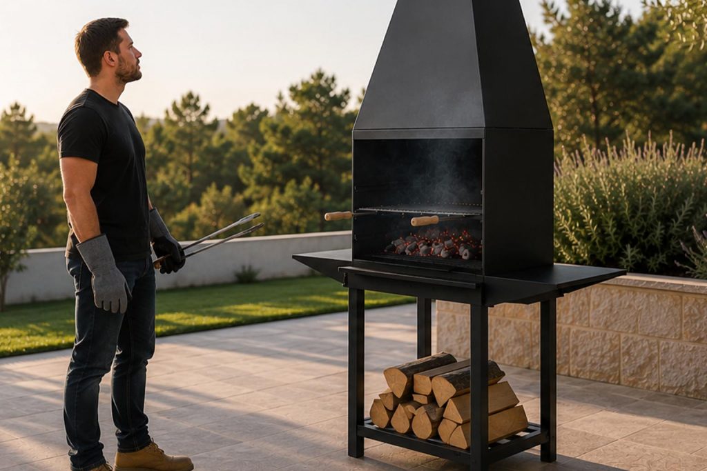 Primer uso de barbacoa de hierro